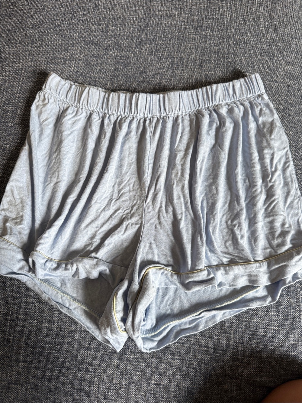 Old Navy Light Blue Elastic Waist Lounge Shorts